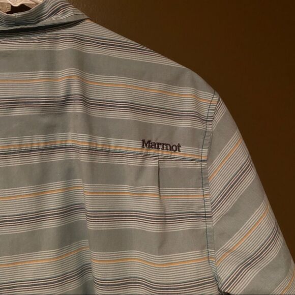 Marmot Stripe Short Sleeve Button Up - Picture 2 of 13